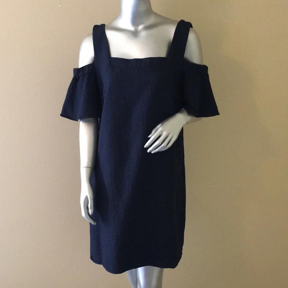 J. Crew Basketweave Textured Cold Shoulder…